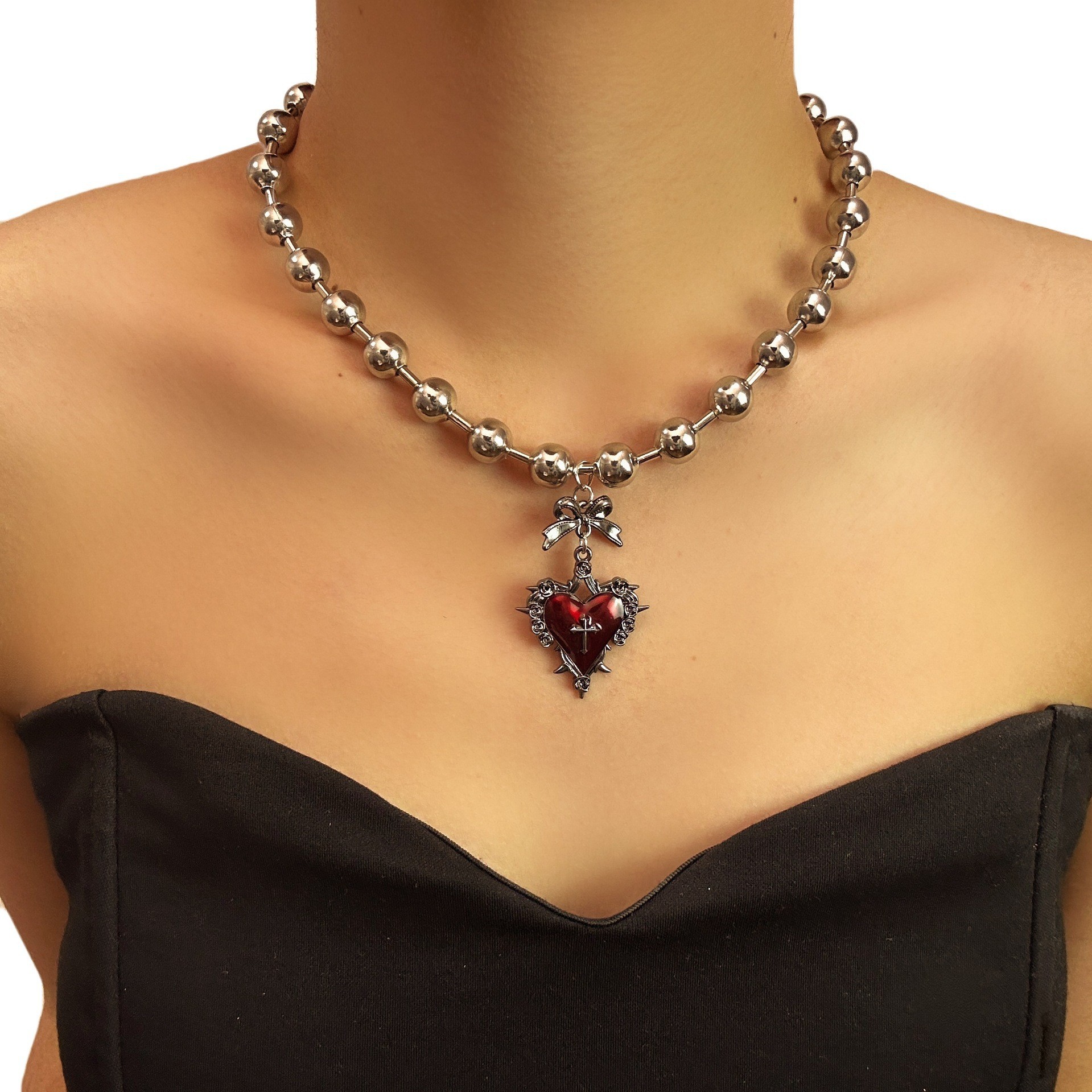 Red Heart Necklace