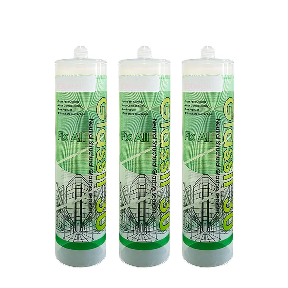 Waterwaterproof Clear Silicone Water Retention Sealant For mounting Car Windows