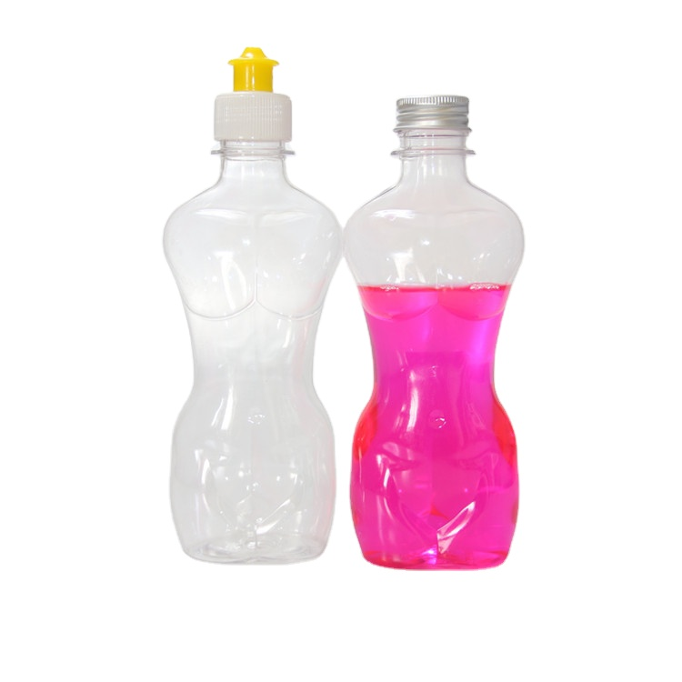 Botella con forma de cuerpo femenino
