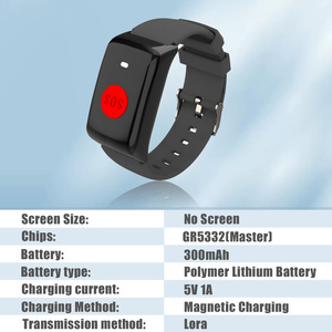Benutzer definierte programmierte VK10 LoRa Smart Watch Safe LAN Notfall rettung im Freien GPS SOS IOS Magnetisches internes Kommunikation armband - Product Image 6