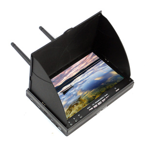 5,8G FPV DVR LS5802D Monitor de 7 pulgadas Pantalla LCD 5802D Receptor dual incorporado Batería RC FPV Drone Monitor - Product Image 2