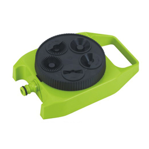 JS花园灌溉5功能塑料方形移动式喷水喷头 - Product Image 1