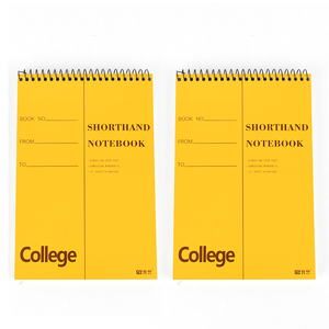 Eco Friendly Shorthand Note Taking Book Personalized Flip Top Coil <strong>Notebook</strong> for Office Use - Product Image 6