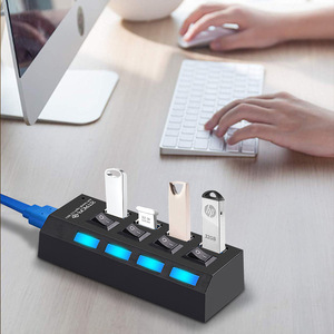 Multi <strong>USB</strong> Splitter <strong>Power</strong> <strong>Adapter</strong> 4 7 Port <strong>Multiple</strong> Expander 2.0 <strong>USB</strong> Hub 3.0 With Switch for PC Accessories - Product Image 3