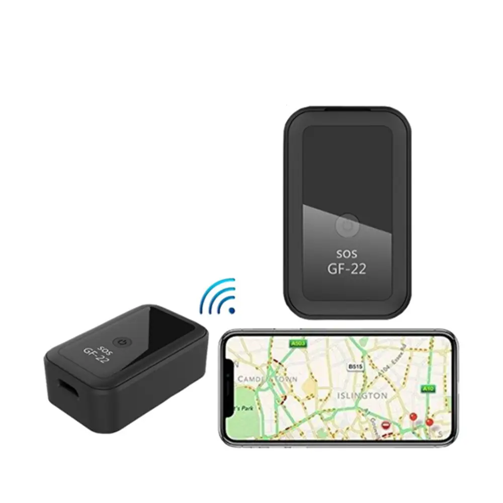 GF22 all'ingrosso 2G GPS / GSM / GPRS Tracker per veicoli con mini localizzatore gps di carburante/Geo- Fence tagliato a distanza