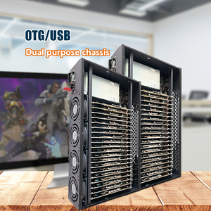 Thông minh Điện thoại thông minh trang trại tự động hóa công cụ với adapter Board L Board jywd khung gầm màu đen cho kiểm soát hàng loạt Facebook tăng trưởng - Product Image 1