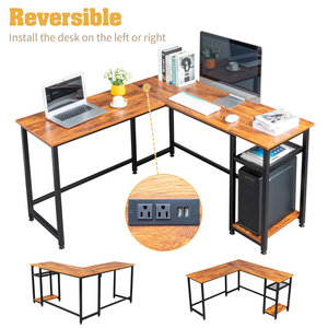 Nuevo material, muebles de oficina, mesa de ordenador de diseño moderno - Product Image 3