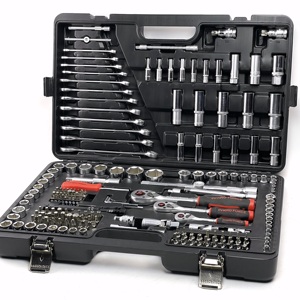 216-Piece aracı kiti ev temel tüp cırcır araba anahtarı seti kafa Pawl lokma anahtar tornavida onarım aracı - Product Image 6