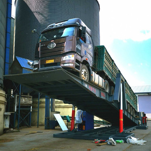 New Type of Fully <strong>Automatic</strong> Telescopic Hydraulic Container <strong>Loading</strong> Platform for Truck <strong>Unloading</strong> Flipping Plates