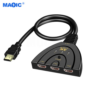 4K * 2K 3x1 Pigtail Hdmi Splitter Swither 3 Port 3 en 1 Hdmi Switch para TV Set-Top Otros equipos de audio y video. - Product Image 1