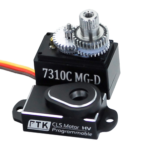 PTK 7310C MG-D завод DIY Micro Servo Control Remoto Coche De Deriva TRX4 Piezas Engranaje De Metal Para mosquare Coche De - Product Image 5
