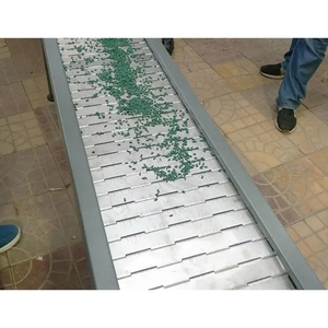 高品质输送机定制钢不锈钢框架链板输送机板条输送机 - Product Image 2
