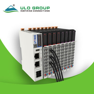 PLC Modbus <strong>TCP</strong>/<strong>IP</strong> Remote IO Module IP20 Distributed Bus System Support 16 Modules