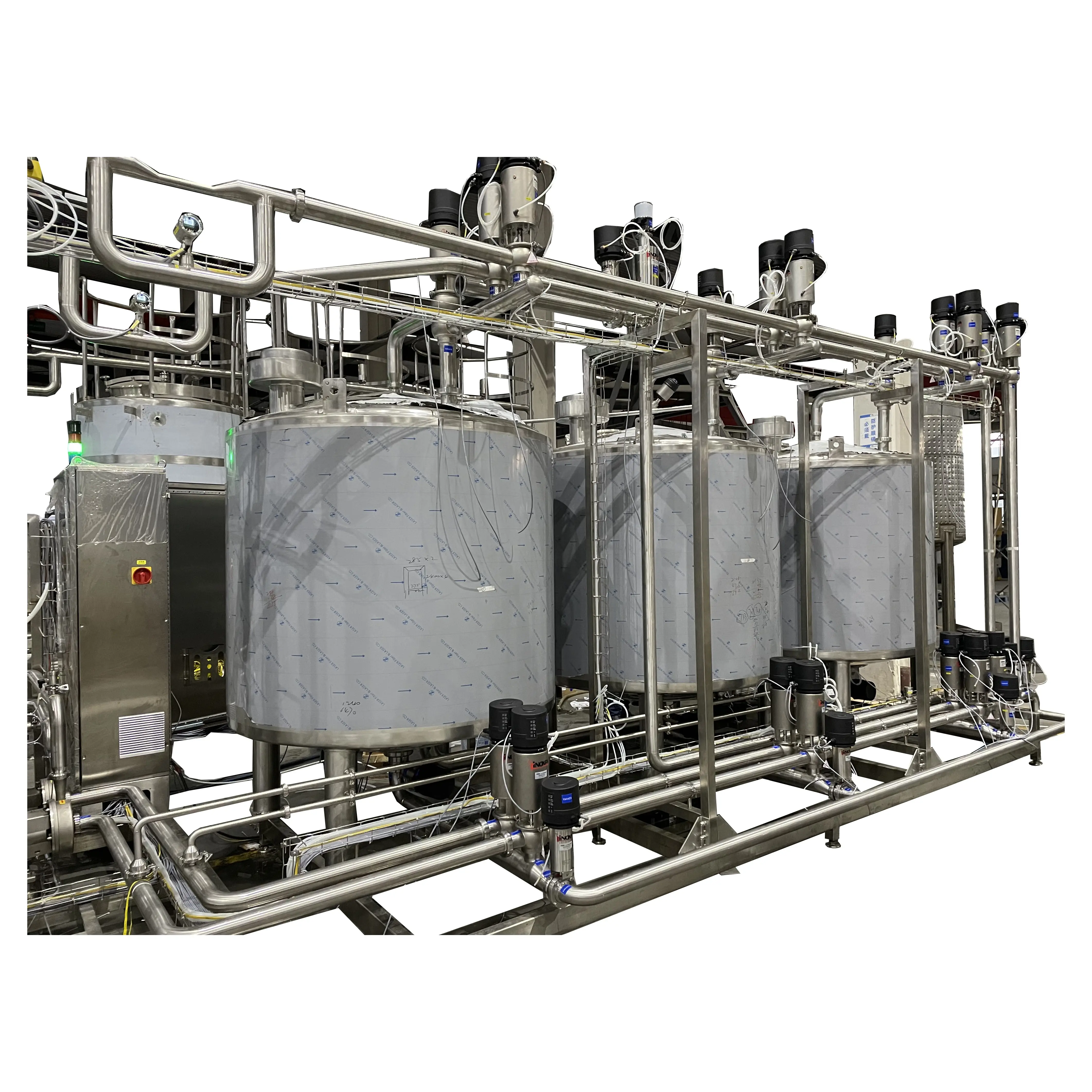Máquinas de procesamiento de leche, línea de producción de leche condensada para planta de leche lechera