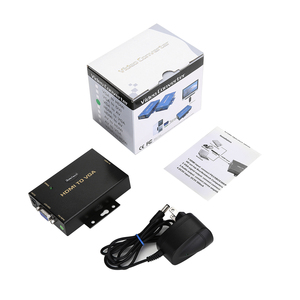 JideTech HDMI至VGA KVM开关转换器，带3.5毫米音频支持1080P，适用于电脑笔记本电脑显示电脑Mac投影仪 - Product Image 5