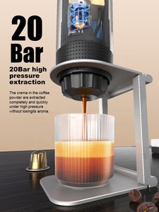2025 xách tay espresso <span class=keywords><strong>maker</strong></span> Xe Nhà Bếp Mini cà phê <span class=keywords><strong>Maker</strong></span> cắm trại ngoài trời với du lịch Túi xách tự động Máy pha cà phê - Product Image 2