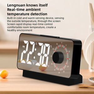 Commercio all'ingrosso orologio conto alla rovescia di temperatura & umidità Display personalizzato visuale Manager LED sveglia digitale - Product Image 4