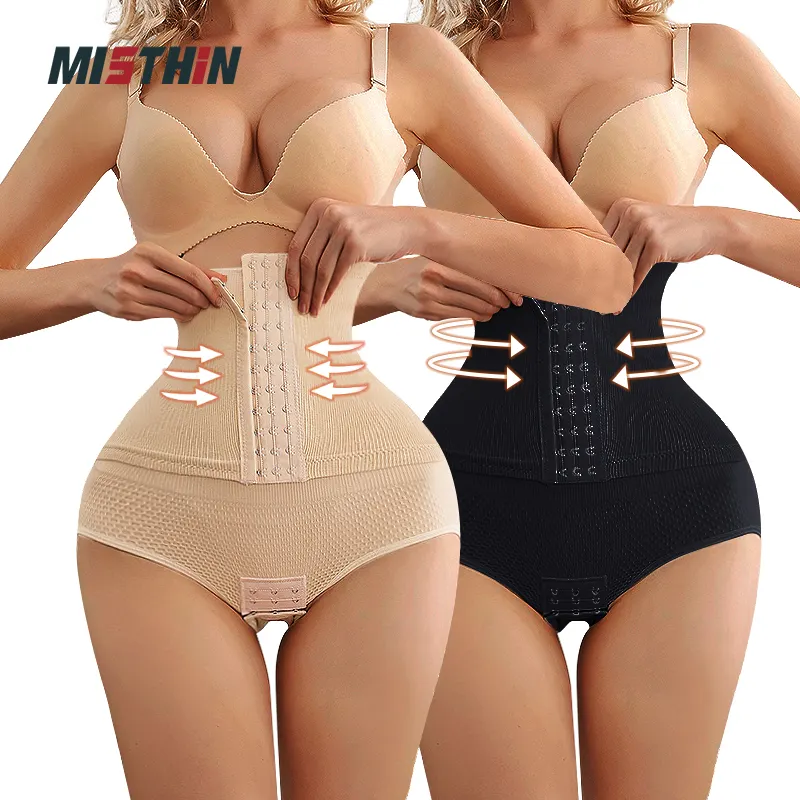 Mulheres de Corpo Inteiro Emagrecimento Invisível Controle Tummy Cintura Espartilho Cincher Shapewear Calcinha Cintura Alta Trainer Shaper para As Mulheres