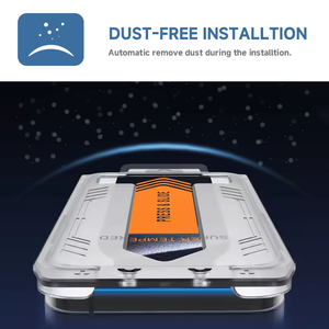 Giá bán buôn Tempered Glass bảo vệ màn hình tự động loại bỏ bụi cài đặt rõ ràng bảo vệ màn hình cho iPhone 17 Series - Product Image 4