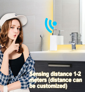 En Stock 12V/24V 5A 60W/120W Smart Led baño no táctil espejo de mano Rader PIR Sensor de movimiento interruptor de luz para espejo de baño - Product Image 3