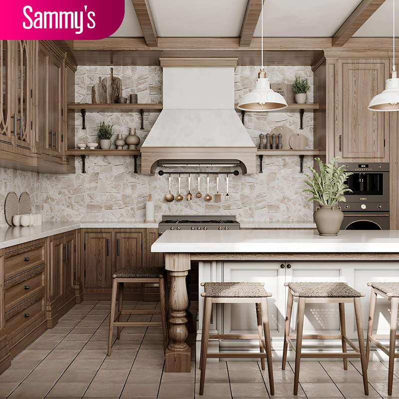 Armoires de cuisine de style traditionnel