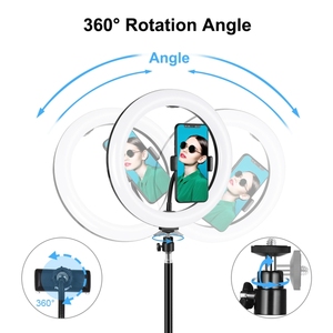 <strong>Best</strong> Price PULUZ 10.2 Inch 26cm <strong>LED</strong> Ring Light + 1.1m Tripod Mount Vlogging Video Light Live Broadcast <strong>Kits</strong>