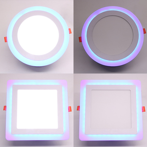 DGLUX 2023การออกแบบใหม่ที่ทันสมัยบางพื้นผิวปิดภาคเรียนรอบตาราง RGB 3วัตต์นำแสงแผง - Product Image 2
