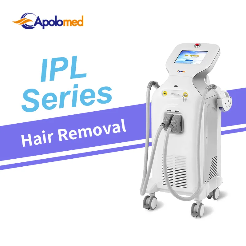 Sistema multifuncional profissional de IPL para remoção de pelos e rejuvenescimento da pele, equipamento de beleza com luz pulsada para clareamento