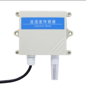 Invernadero montado en la pared IP67 o PC Monitor de temperatura y humedad ambiente Sensor 0-10V 4-20mA RS485 Transmisor - Product Image 2