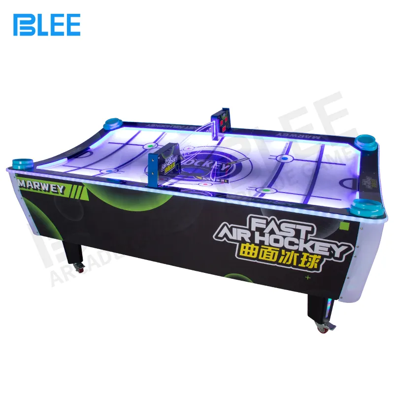 Sange air hockey arcade, simulador de jogos de vídeo operado, jogos de arcade de mesa curvo