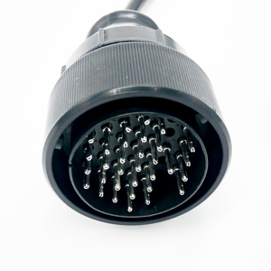 37-Pin Homem Cabo Adaptador para Caminhão <span class=keywords><strong>Autocom</strong></span> <span class=keywords><strong>CDP</strong></span> +/TCS DS150 para Veículos Diagnósticos Máquinas Eletrônicas Isoladas com PTFE - Product Image 3