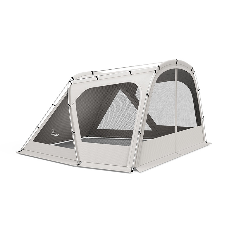 White Extended Tent