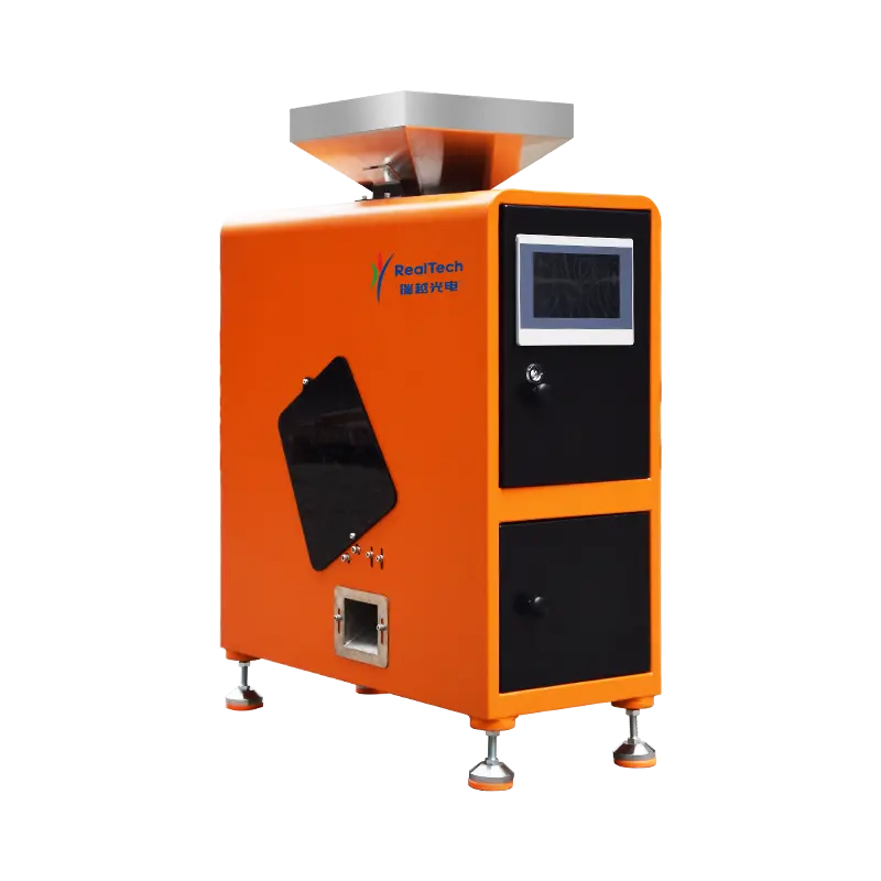 回転コーヒー豆選別用カラーソーター小型機16チャンネル新製品コーヒー豆選別機