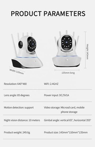 High Quality Y203 Wifi <strong>Camera</strong> Motion Detection Infrared Night Vision Wide Angle Two-way Voice 360 <strong>Camera</strong> - Product Image 5