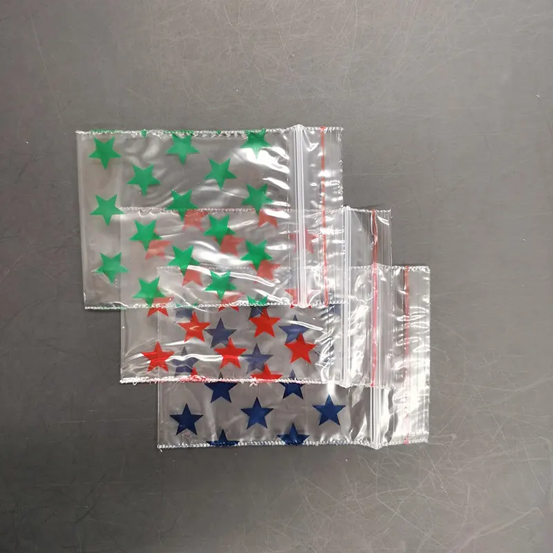Venda quente personalizado doces presente embalagem Ldpe Ziplock plástico mini sacos