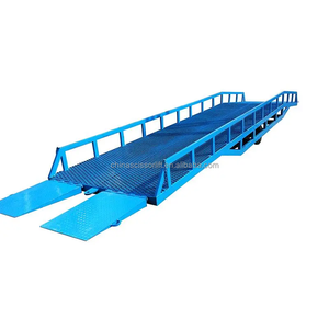CE Aprovado 12T Mobile Dock Ramp Boarding Bridge Mobile Dock Leveler Container <span class=keywords><strong>Loading</strong></span> Dock Lift Ramp para Empilhadeira