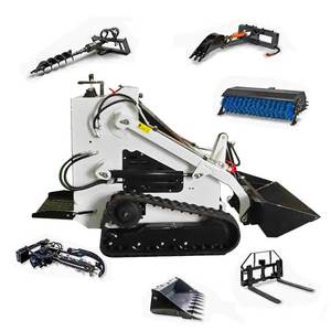 China Factory Sale Front End <strong>Loaders</strong> Compact Wheel/Track Mini Skid Steer <strong>Loader</strong> With Diesel Engine - Product Image 3