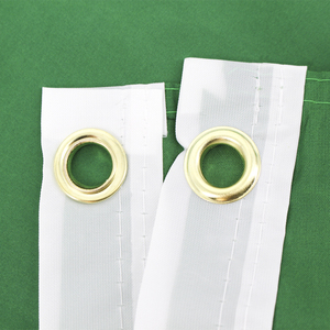 Ready to <strong>Ship</strong> Fast Shipping Printed Polyester New 3x5Ft Brass Grommet Canvas <strong>Header</strong> Double Stitched Algeria National Banner Flag - Product Image 5