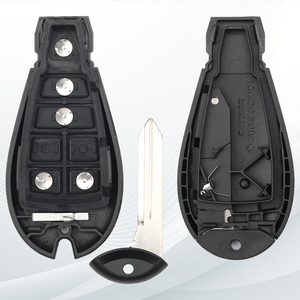 Chrysler jeep için MS 4 + 1 düğmeler 433mhz ile 46 çip fcc M3N5WY783X IYZ-C01C fabrika araba anahtarı değiştirme uzaktan araç fob - Product Image 4