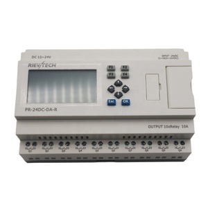 Rievtech Sms PLC PR-24DC-DA-R可编程逻辑控制智能控制器自动化plc价格人机界面控制 - Product Image 3