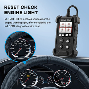 MUCAR CDL20 2025 OBD2スキャナーフルシステムスキャンツールチェックエンジンライト診断ツールスモッグテスト自動車コードリーダー - Product Image 5