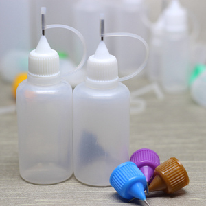 <strong>3ml</strong> 5ml 10ml 15ml 20ml 30ml 50ml 60ml 100ml 120ml <strong>PE</strong> Plastic Squeezable <strong>Dropper</strong> <strong>Bottles</strong> With Needle Tip Caps for Glue/Liquid/Oil - Product Image 1