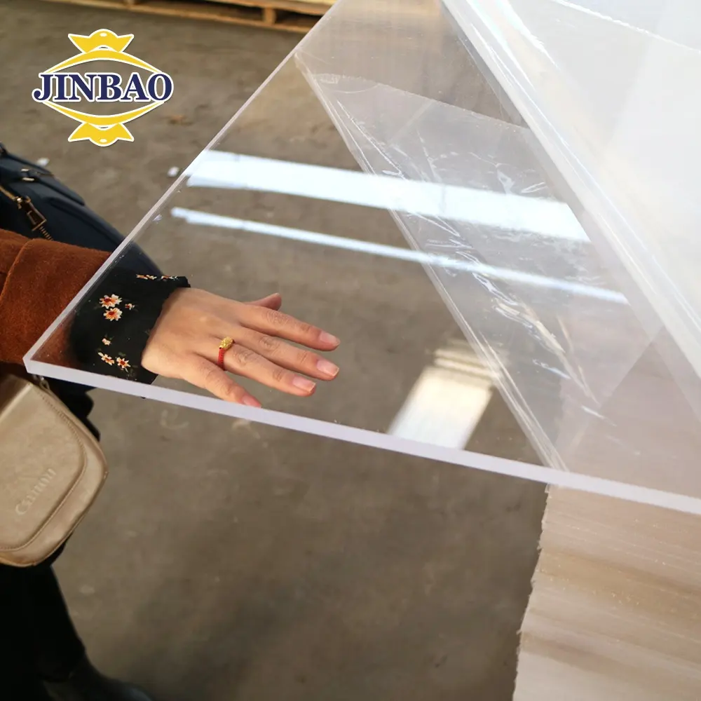 JINBAO-vidrio orgánico transparente, vidrio orgánico, PMMA, acrílico, perspex, hoja PMMA, 1mm-100mm de grosor, venta al por mayor