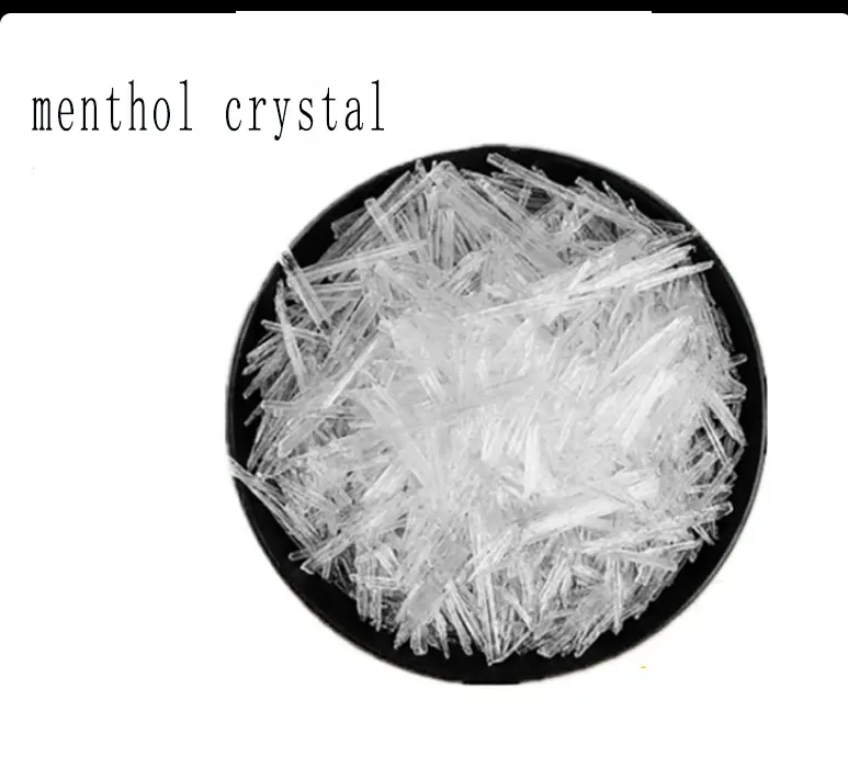 Hecho en fábrica de alta pureza de grado alimenticio extraído de plantas naturales L-Mentol cristal menta crystalice CAS 89-78-1 mentol