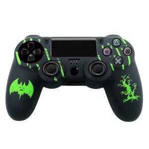 Custodia in Silicone per PS4 controller di gioco in silicone custodia protettiva elemento di Halloween modello antiscivolo copertura pelle morbida - Product Image 5