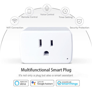 15a Google ev Mini Tuya Alexa abd standart Wifi akıllı güvenlik çok konuşma dönüşüm tak - Product Image 2