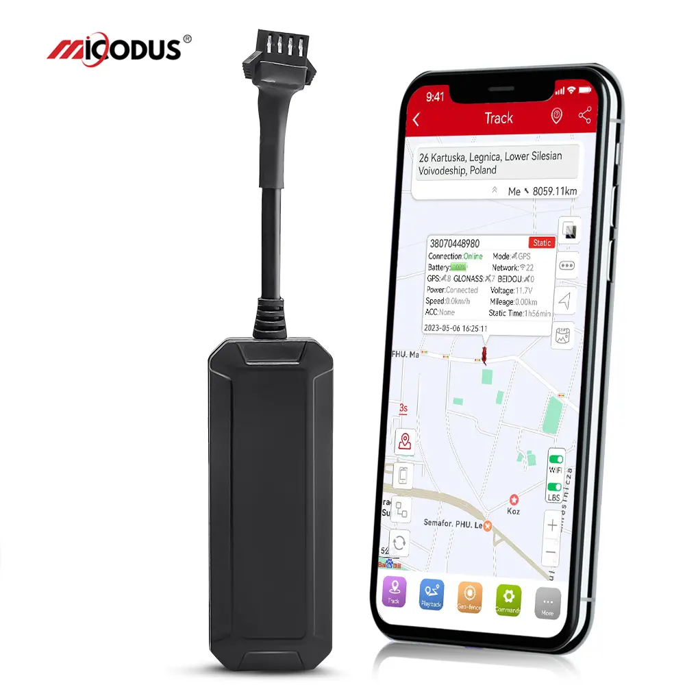 Ios Android Software Micodus MV710 Truck Vehicle Tempo Real Localização 2G Gsm Mini GPS Tracker Dispositivos de rastreamento do carro para a motocicleta