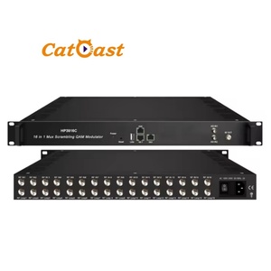 Modulador de DVB-C Mux Scrambling qam 16 en 1, sintonizador FTA DVB S2 DVB-S2X a DVBC 4 QAM - Product Image 1