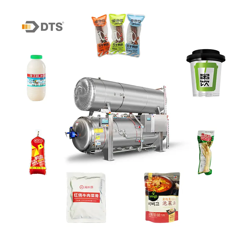 Immersion Retort Machine Sterilizing Vacuum Sterilizer Canned Beverage Sterilization