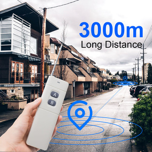 3000m <strong>Remote</strong> Control Transmitter RF Radio <strong>Remote</strong> 315/433 Long Range Distance High Power Transmitter TX 2CH Big Button SC2262 - Product Image 6